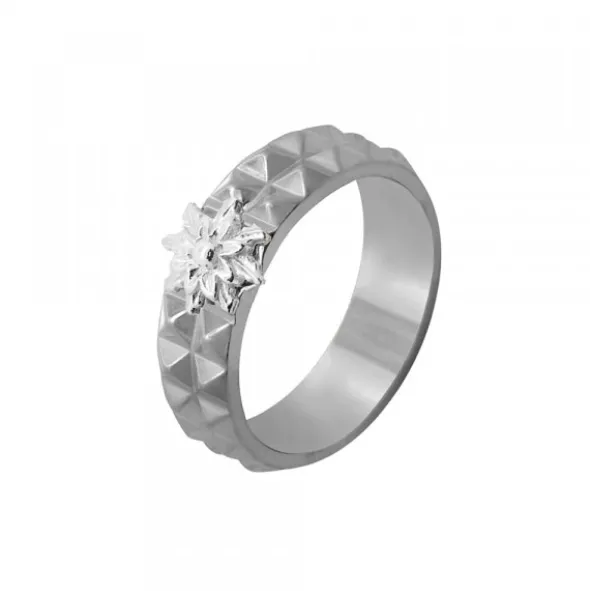 Anillo Aiora Rutenio Eguzkilore Plata