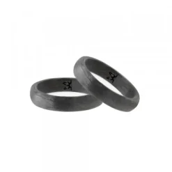 Anillo Carbono Negro Lisa Eguzkilore