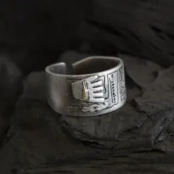Anillo Irulegi Plata y Lámina de Oro