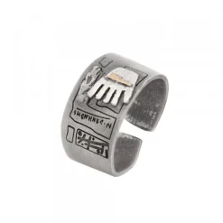 Anillo Irulegi Plata y Lámina de Oro