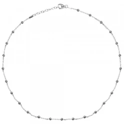 Cadena Forza de Plata 0.40 con Bolitas