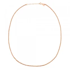 Cadena Margarita de Plata Rosa