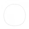 Cadena Oro Blanco 18kt. Grosor 0.30