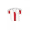 Charm Camiseta Rojiblanca de Plata