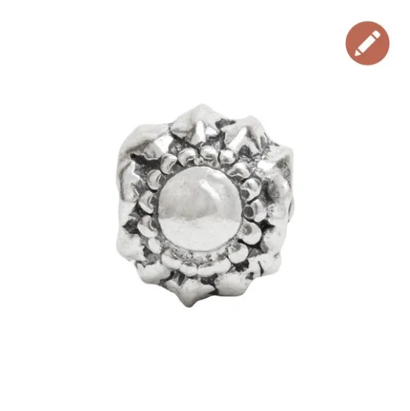 Charm Eguzkilore Redondo Plata