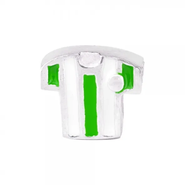 Charm Fútbol Verdiblanca en plata