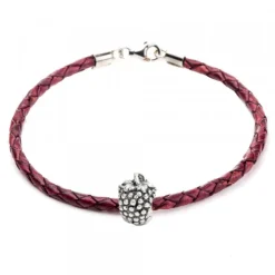 Charm Racimo Uvas de Plata
