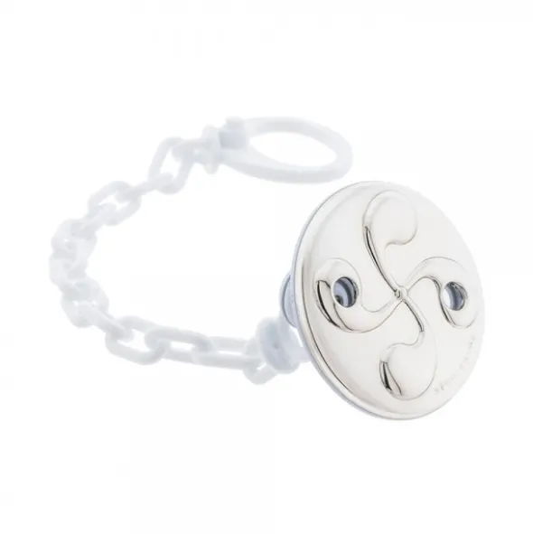 Chupetero Lauburu Plata Personalizable
