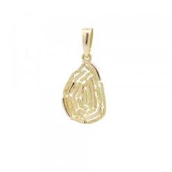 Colgante Almendra Vitoria Oro 18kt.
