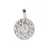 Colgante Chapa Eguzkilore Plata 21mm