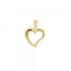 Colgante Corazón Calado Oro 21mm