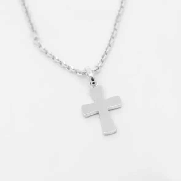 Colgante Cruz de Plata 14mm