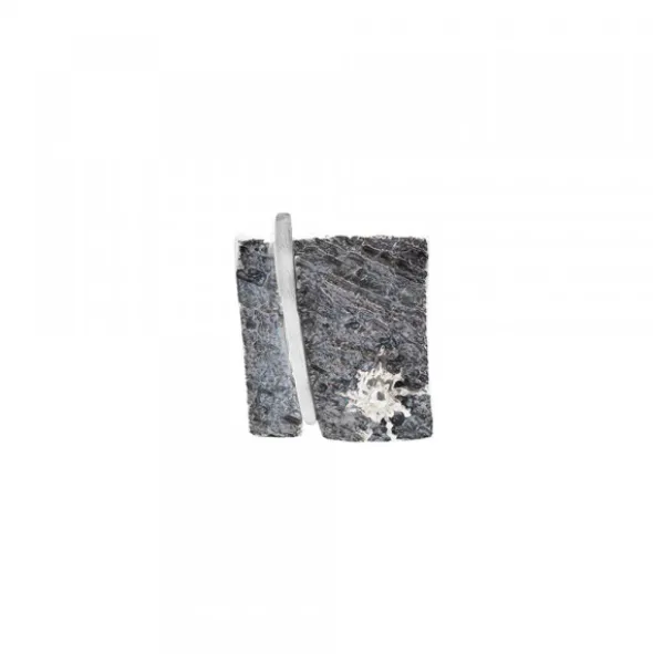 Colgante Cuadrado Flysch Plata
