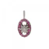 Colgante Donna Rutenio y Circonitas Rojas