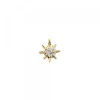 Colgante Eguzkilore Oro Bicolor y Brillante 9,5mm