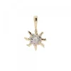 Colgante Eguzkilore Oro Bicolor 11mm