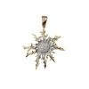 Colgante Eguzkilore Oro y Diamantes 37mm