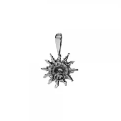 Colgante Eguzkilore Rutenio y Dorado 14mm