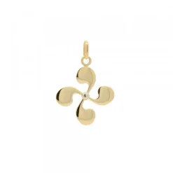 Colgante Lauburu Oro 15mm Personalizable