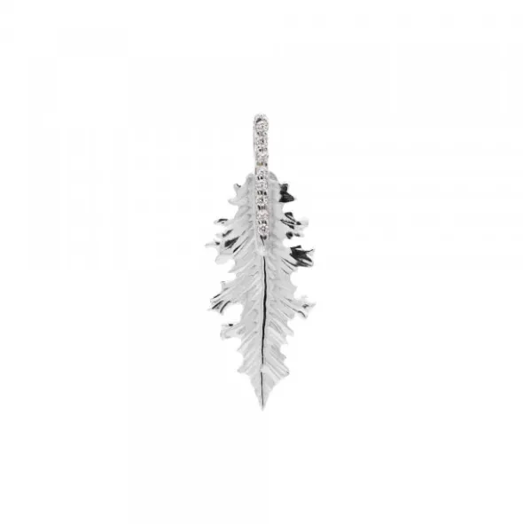 Colgante Mari Mini Plata y Circonitas Blancas