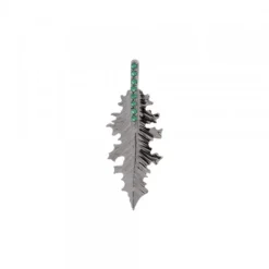 Colgante Mari Mini Rutenio y Circonitas Verdes