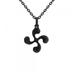 Colgante Mini Lauburu de Plata 17mm