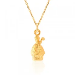 Colgante San Fermín Oro 20mm Personalizable