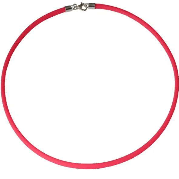 Cordón Caucho Rosa 2mm