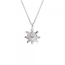 Gargantilla Eguzkilore Oro Blanco y Diamantes 9mm