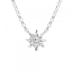 Gargantilla Eguzkilore Plata 8mm