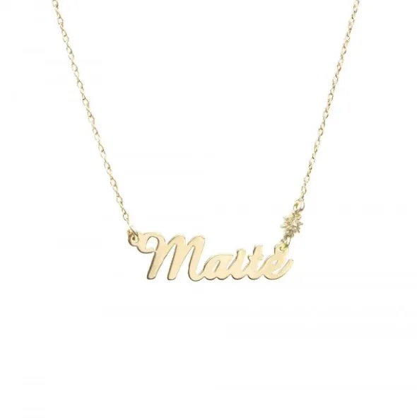Gargantilla Izena 5 Letras Oro 18kt. Personalizable