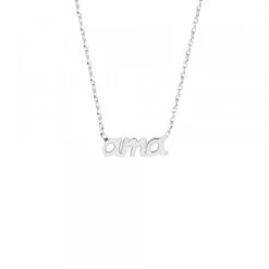 Gargantilla Mini Ama Plata | Exclusivo Online