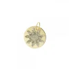 Medalla Eguzkilore Oro Bicolor 15mm