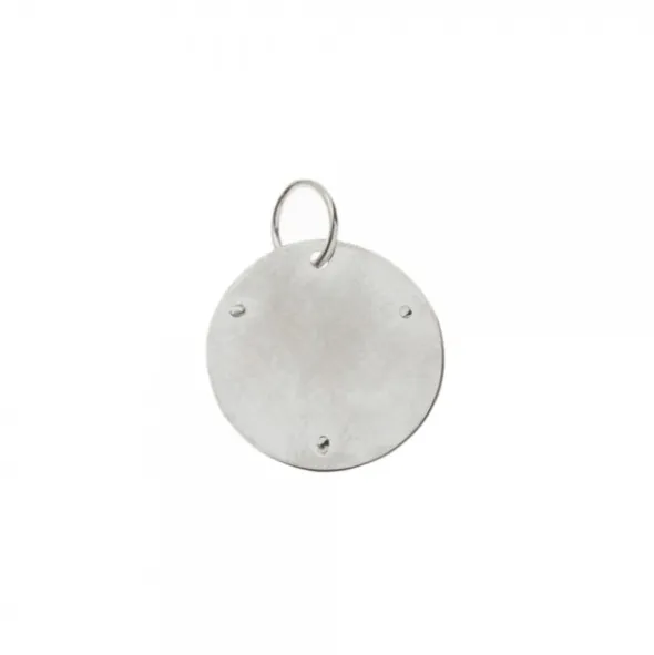 Medalla Eguzkilore Oro Blanco 18mm