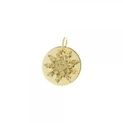 Medalla Eguzkilore Oro 15mm