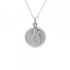 Medalla San Fermín Plata 17mm Personalizable