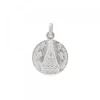 Medalla Virgen Begoña Plata Mate 17mm