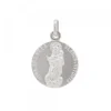 Medalla Virgen Blanca Plata 20mm