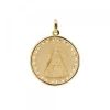 Medalla Virgen de Begoña de Plata Dorada Personalizable