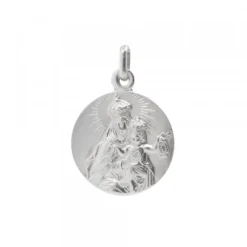 Medalla Virgen del Carmen Plata 20mm