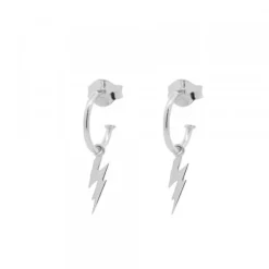 Pack Colgante y Pendientes Rayo de Plata