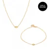 Pack Gargantilla y Pulsera Oro Eguzkilore