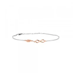 Pack Madre e Hija Pulsera Infinito Eguzkilore Rosa