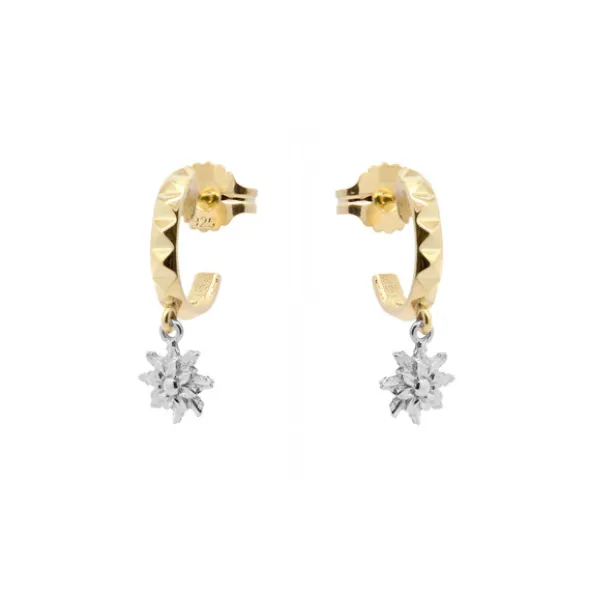 Pendientes Aiora de Plata Dorada