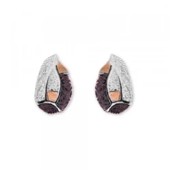Pendientes Almendra Vitoria Plata y Lámina de Oro