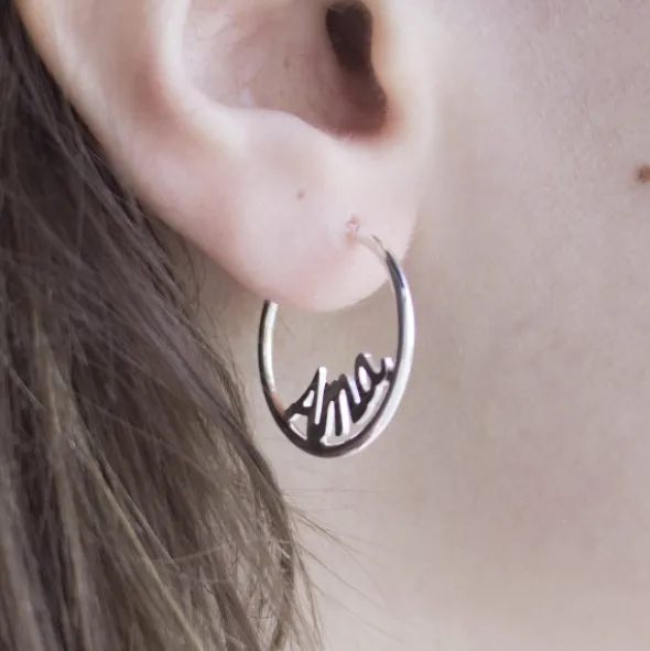 Pendientes Aro Ama Plata