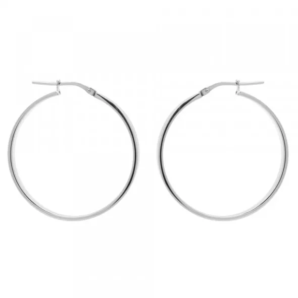 Pendientes Aro de Plata 32mm
