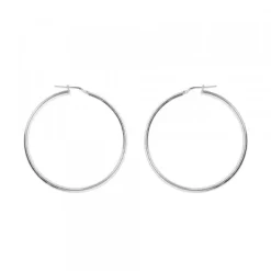 Pendientes Aro Grande de Plata 45mm