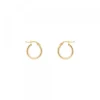 Pendientes Aro Oro Amarillo 18kt.