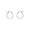 Pendientes Aro Oro Blanco 18kt.